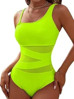 New Style Swimsuit Female Sexy Beautiful Back Printed Bikini Blouse Two-Piece Set Foreign Trade Bikini sku image 12