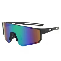 New Men's And Women's Outdoor Riding Sunglasses Conjoined Bicycle Windshield Glasses  Sports Square Sunglasses main image 3