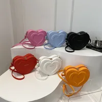 Fashion Heart-Shaped Small Bag  Autumn New Stylish Indented Crossbody Bag Ins Niche Design Shoulder Small Bag main image 1