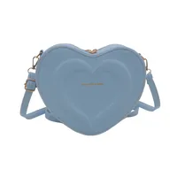 Fashion Heart-Shaped Small Bag  Autumn New Stylish Indented Crossbody Bag Ins Niche Design Shoulder Small Bag sku image 6