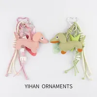 Cute Leather Dachshund Keychain Starfish Letter Knot Decoration Multicolor Optional Bag Cute Fun Hanging Jewelry main image 3