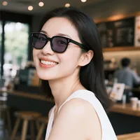 Fashion Sunglasses Men's New High-definition Anti-ultraviolet Strong Light Driving Special Sunglasses Women's Face Small Decorative Glasses main image 2