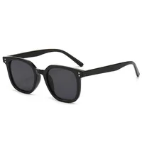 Fashion Sunglasses Men's New High-definition Anti-ultraviolet Strong Light Driving Special Sunglasses Women's Face Small Decorative Glasses sku image 1