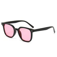 Fashion Sunglasses Men's New High-definition Anti-ultraviolet Strong Light Driving Special Sunglasses Women's Face Small Decorative Glasses sku image 4