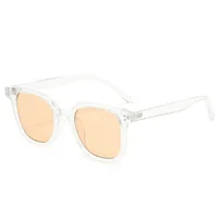 Fashion Sunglasses Men's New High-definition Anti-ultraviolet Strong Light Driving Special Sunglasses Women's Face Small Decorative Glasses sku image 8