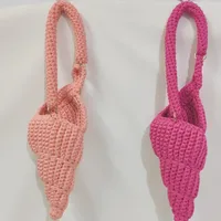 New Hand Woven Candy Color Fashion Simple Conch Shell Hand Woven Bag main image 1
