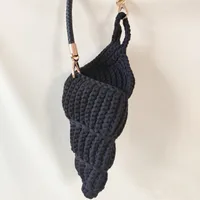 New Hand Woven Candy Color Fashion Simple Conch Shell Hand Woven Bag sku image 2