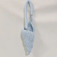 New Hand Woven Candy Color Fashion Simple Conch Shell Hand Woven Bag sku image 6