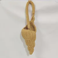 New Hand Woven Candy Color Fashion Simple Conch Shell Hand Woven Bag sku image 8