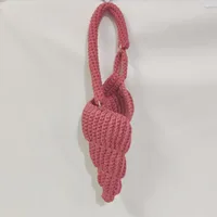 New Hand Woven Candy Color Fashion Simple Conch Shell Hand Woven Bag sku image 9