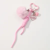 Explosive Ins Style Sweet Bag Pendant Plush Ball Mesh Bow Girl Accessories Keychain Gift main image 4