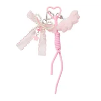 Explosive Ins Style Sweet Bag Pendant Plush Ball Mesh Bow Girl Accessories Keychain Gift main image 5