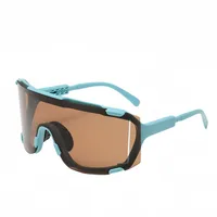 Summer Riding Glasses Large Frame Conjoined Film Outdoor Sports Running Colorful Sunglasses Men's And Women's All-match Sunglasses main image 5