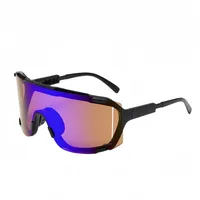 Summer Riding Glasses Large Frame Conjoined Film Outdoor Sports Running Colorful Sunglasses Men's And Women's All-match Sunglasses sku image 3