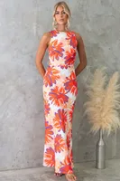 Europe And The United States   New Dress Fashion Printing Sleeveless Backless Dress -68761 sku image 2