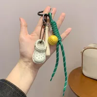 Mobile Phone Lanyard Dopamine Baseball Keychain Anti-loss Wristband Rope Water Cup Bag Woven Short Lanyard sku image 10
