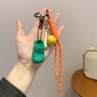 Mobile Phone Lanyard Dopamine Baseball Keychain Anti-loss Wristband Rope Water Cup Bag Woven Short Lanyard sku image 7