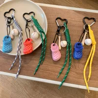 Mobile Phone Lanyard Dopamine Baseball Keychain Anti-loss Wristband Rope Water Cup Bag Woven Short Lanyard main image 2