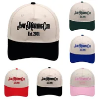 Slow Morning Club Trucker Cap Embroidery Color Block Baseball Cap Casual Men's And Women's Hat main image 1