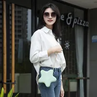 Spring And Summer New Jelly Bag Five-pointed Star Mini Bag Women's Crossbody Shoulder Chain Bag Lipstick Bag Large main image 2
