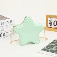 Spring And Summer New Jelly Bag Five-pointed Star Mini Bag Women's Crossbody Shoulder Chain Bag Lipstick Bag Large main image 4