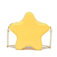 Spring And Summer New Jelly Bag Five-pointed Star Mini Bag Women's Crossbody Shoulder Chain Bag Lipstick Bag Large sku image 1