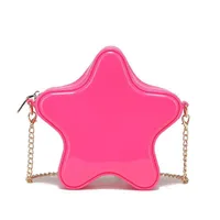 Spring And Summer New Jelly Bag Five-pointed Star Mini Bag Women's Crossbody Shoulder Chain Bag Lipstick Bag Large sku image 5