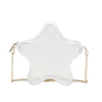 Spring And Summer New Jelly Bag Five-pointed Star Mini Bag Women's Crossbody Shoulder Chain Bag Lipstick Bag Large sku image 6
