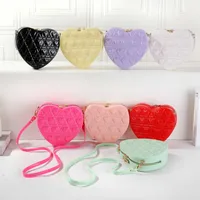 New Love Bag Fashionable And Easiest For Match Shoulder Crossbody Small Bag Women's Summer Cute Jelly Bag Heart Shape Bag main image 1