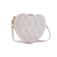 New Love Bag Fashionable And Easiest For Match Shoulder Crossbody Small Bag Women's Summer Cute Jelly Bag Heart Shape Bag sku image 4