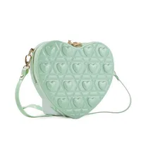 New Love Bag Fashionable And Easiest For Match Shoulder Crossbody Small Bag Women's Summer Cute Jelly Bag Heart Shape Bag sku image 8