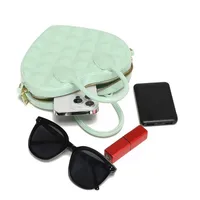 Easiest For Match And High-end  New Jelly Bag Small Square Bag Fashion Handbag Women's Shoulder Bag Chain Heart Bag main image 4