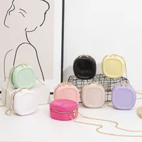 New Jelly Bag Cute Decorative Lipstick Small Square Bag Round Bag Shoulder Crossbody Chain Mini Bag For Children And Girls main image 1