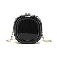New Jelly Bag Cute Decorative Lipstick Small Square Bag Round Bag Shoulder Crossbody Chain Mini Bag For Children And Girls sku image 3