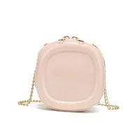 New Jelly Bag Cute Decorative Lipstick Small Square Bag Round Bag Shoulder Crossbody Chain Mini Bag For Children And Girls sku image 6