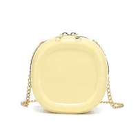 New Jelly Bag Cute Decorative Lipstick Small Square Bag Round Bag Shoulder Crossbody Chain Mini Bag For Children And Girls sku image 7