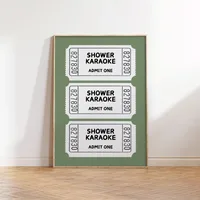 Toilet Bathroom Bathroom Pink Illustration Style Y2K Peach Lottery Ticket Canvas Decorative Painting Core Hanging Painting Frameless Poster sku image 33