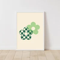 Nordic Pink Flower Butterfly Love Abstract Hotel B & B Living Room Wall Art Decoration Canvas Painting Core Hanging Painting main image 4
