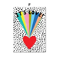 Strange Fun Positive Energy Simple Abstract Canvas Painting Nordic Living Room Home Decoration Painting Core Hanging Painting sku image 42