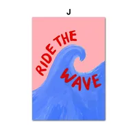 Strange Fun Positive Energy Simple Abstract Canvas Painting Nordic Living Room Home Decoration Painting Core Hanging Painting sku image 34