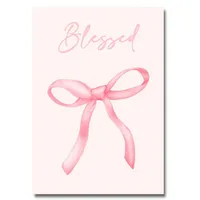 Scandinavian Export Hot-Selling Cute Pink Bow Girls Kidsren's Room Bedroom Decoration Frameless Hanging Painting Core Poster sku image 14