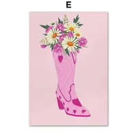 New Strawberry Denim Disco Pink Wall Decorative Painting Living Room Sofa Background Wall Frameless Painting Core sku image 15