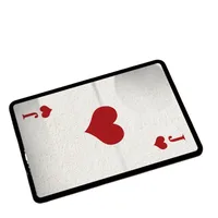 Creative Personality Poker Diatom Mud Floor Mat Wear-resistant Foot Mat Bathroom Absorbent Non-slip Mat Rubber Bottom Mat Factory Direct Sales main image 5