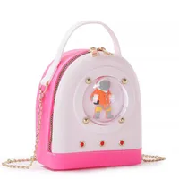 Jelly Bag Space Capsule Bag For Women  New Exquisite Design Handbag Fashionable And Cute Trendy Crossbody Bag main image 4