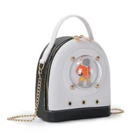 Jelly Bag Space Capsule Bag For Women  New Exquisite Design Handbag Fashionable And Cute Trendy Crossbody Bag sku image 1
