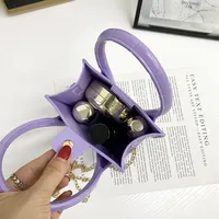 Foreign Trade Small Bag For Women  New Fashion Handbag Niche Versatile Chain Crossbody Jelly Bag Handmade Bag Wholesale main image 4