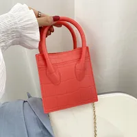 Foreign Trade Small Bag For Women  New Fashion Handbag Niche Versatile Chain Crossbody Jelly Bag Handmade Bag Wholesale sku image 3