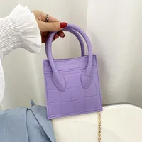 Foreign Trade Small Bag For Women  New Fashion Handbag Niche Versatile Chain Crossbody Jelly Bag Handmade Bag Wholesale sku image 4