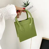 Foreign Trade Small Bag For Women  New Fashion Handbag Niche Versatile Chain Crossbody Jelly Bag Handmade Bag Wholesale sku image 5