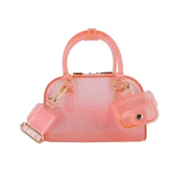 Bohao PVC  Jelly Bag Fashionable All-match Soft Handle Handbag Dirt-resistant And Easy-to-wash Summer Women's Crossbody Bag Customized sku image 4